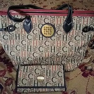 CH tote with matching wallet